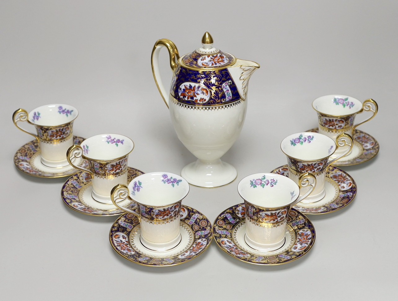 A Wedgwood Etruscan shape part coffee set